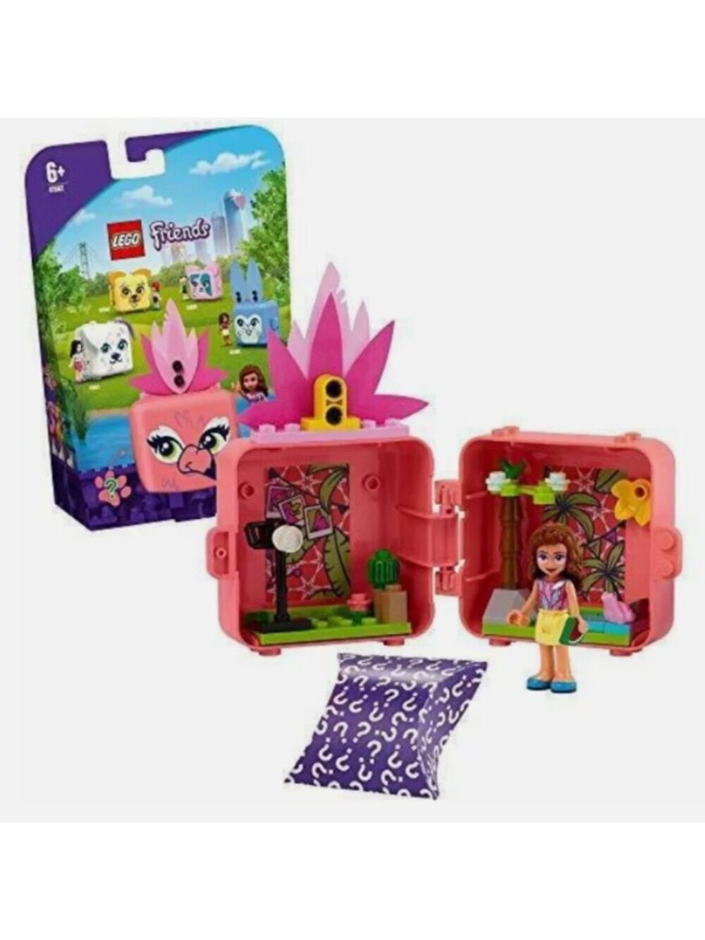 Lego Friends Olivia's Flamingo Cube 41662
